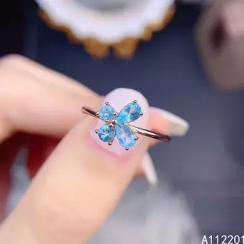 Женское Винтажное кольцо из серебра 925 пробы с апатиттом