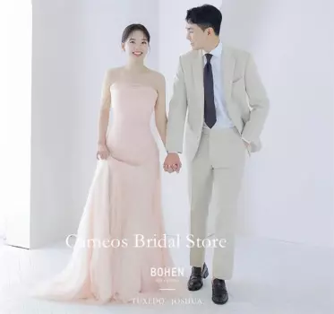 Женское вечернее платье без бретелек, из тюля