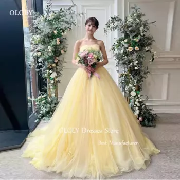 Женское вечернее платье из фатина, без бретелек