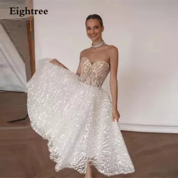 Женское вечернее платье с блестками, а-силуэт