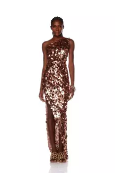 Женское вечернее платье с одним открытым плечом