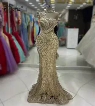 Женское вечернее платье с юбкой-годе, без рукавов