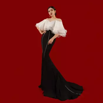 Женское вечернее платье с юбкой-годе, на заказ