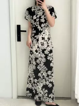 Женское винтажное платье Desire one piece, элегантное роскошное вечернее платье с круглым вырезом