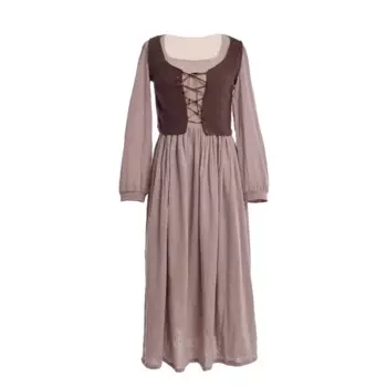 Женское винтажное платье с длинным рукавом, в стиле ретро