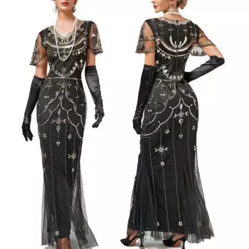 Женское винтажное платье в стиле 1920-х годов