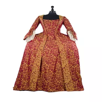 Женское жаккардовое платье с винтажным цветочным принтом