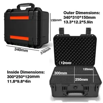 Жесткий чехол для инструментов XMSJ черный