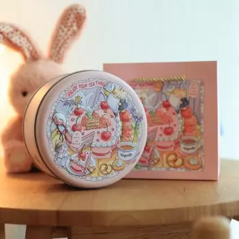 Жестяная коробка lyybx мультяшный кот