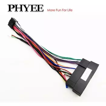 Жгут проводов, 16-контактный разъем, автомобильный кабель Android, адаптер для Hyundai Tucson ix35 Sonata Santa Fe Kia Sportage Rio Sorento