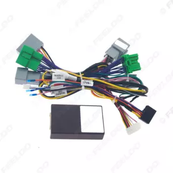 Жгут проводов для автомобильной аудиосистемы с коробкой Canbus для Volvo S60 XC60 V60 08-13, послепродажное обслуживание, 16-контактный стереопровод для установки CD/DVD