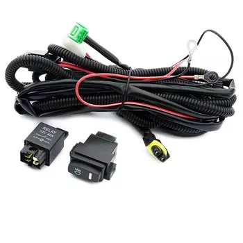 Жгут проводов для противотуманных фар H8 H11 для Renault Megane Scenic Nissan Interstar Primastar Dacia Duster Sandero Logan Opel/Vauxhall V