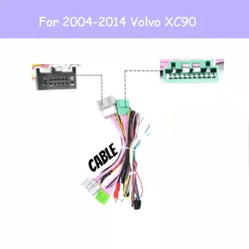 Жгут проводов радио MAMSM, декодер шины CAN, 16-контактный разъем для 14-контактного OD-VOLVO-02, для автомобильного радиоприемника Volvo XC90 2004-2014 годов, мультимедиа