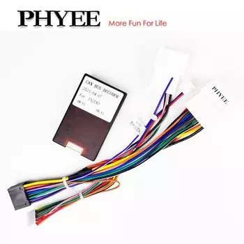 Жгут проводов с 16-контактным на 20-контактный декодер шины CAN, 18-контактный разъем, автомобильный кабель Android, адаптер для Mitsubishi Outlander Lancer Pajero