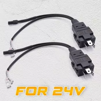 Жгут реле светодиодов H4 для объектива проектора Bi LED 12 В 24 В Разъем H4 Провод светодиодных ламп Автомобильные аксессуары 35 Вт/55 Вт
