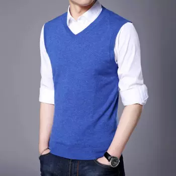 Жилет MRMT Мужской трикотажный, 2024 шерсть, Осень-зима