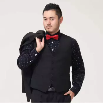 Жилет мужской, Деловой, Повседневный, Свадебный, XL-6XL