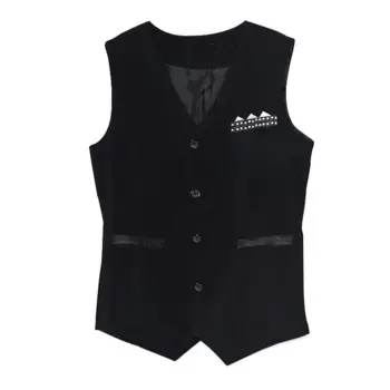 Жилет мужской для латиноамериканских танцев, профессиональный Топ с V-образным вырезом, для бальных танцев, в современном стиле, танцевальные костюмы, Осень-зима