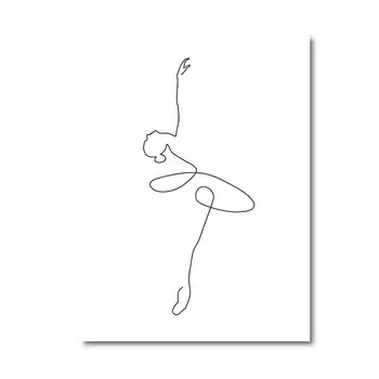 Живопись "Абстрактная балерина" Live ustory