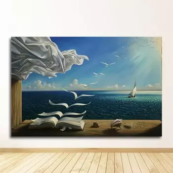 Живопись "Дневник открытия" DHRM на холсте