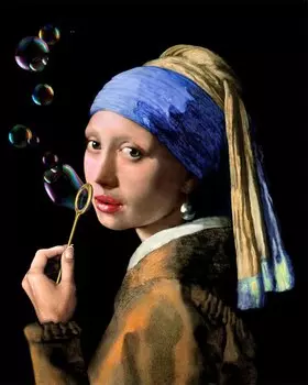 Живопись Fashionista Современный Холст