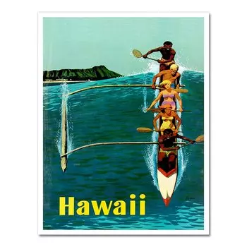 Живопись "Летний серфинг в Вакикики Гавайи" AliPaint