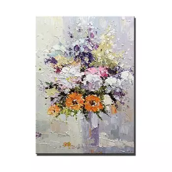 Живопись маслом LBLUE Абстрактная цветочная картина