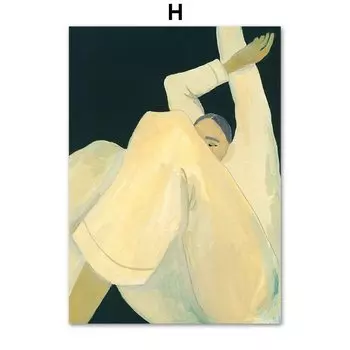 Живопись на холсте 7-Space Абстрактные линии для гостиной