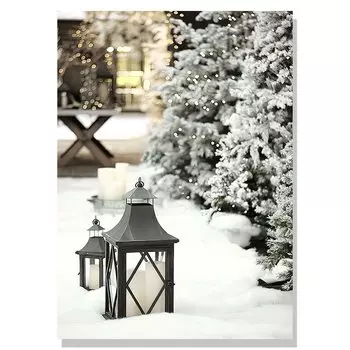 Живопись на холсте AliPaint Зеленый дом