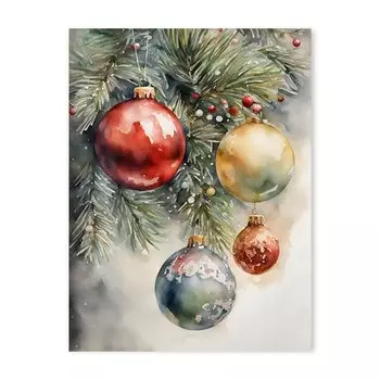 Живопись на холсте JUBEER Рождественская елка