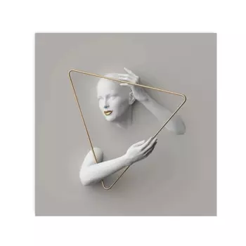 Живопись на холсте WJWANG, абстрактные фигуры, современный стиль