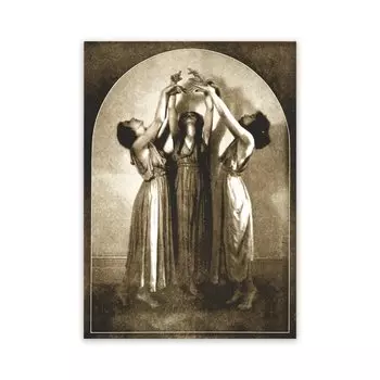 Живопись "Танцующая Луна" aooins холст