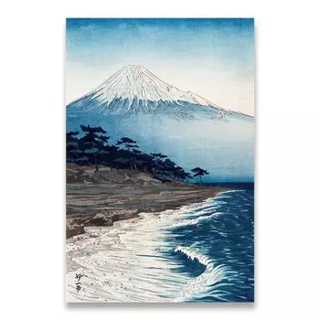 Живопись "Винтажный японский пейзаж", AliPaint