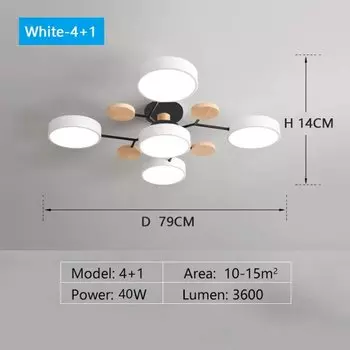 zhiwudeng LED люстра современная 3 цвета