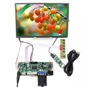 ЖК-экран 10,1 дюйма M101NWWB 1280X80 0, резистивная сенсорная панель управления с HD MI DVI VGA Аудио ЖК-контроллером