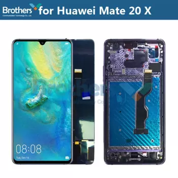 ЖК-экран для Huawei Mate 20 X, ЖК-дисплей для Huawei Mate 20 X, ЖК-дисплей в сборе, сенсорный экран, дигитайзер, замена телефона, тест, Топ