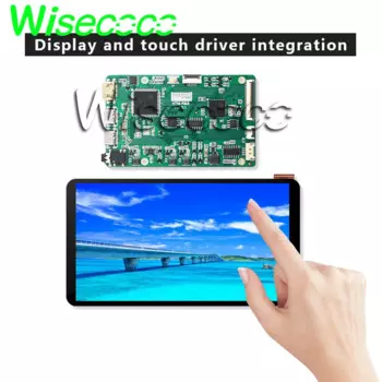 ЖК-экран Wisecoco 5,5 дюймов 1920x1080 ips fhd дисплей + плата драйвера + сенсорная панель i2c встроенный динамик разъем для наушников
