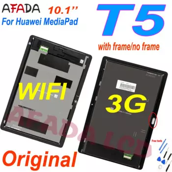 ЖК-дисплей 10,1 "для Huawei MediaPad T5 AGS2-L09 AGS2-W09, ЖК-дисплей с дигитайзером сенсорного экрана в сборе с рамкой, AGS2-L03 AGS2-W19