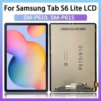 ЖК-дисплей 10,4 дюйма для Samsung Tab S6 Lite 10,4 дюйма (Wi-Fi), дисплей с сенсорным цифровым преобразователем в сборе