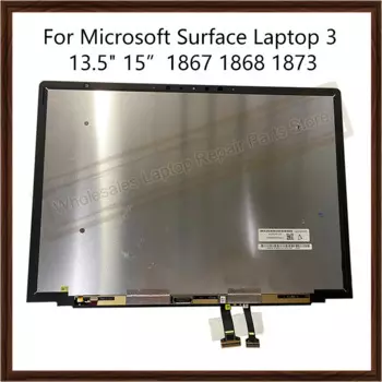 ЖК-дисплей 13,5 дюйма 15 дюймов для Microsoft Surface Laptop 3, ЖК-дисплей кодирующий преобразователь сенсорного экрана в сборе для Surface Laptop 3 1867 1868 LCD