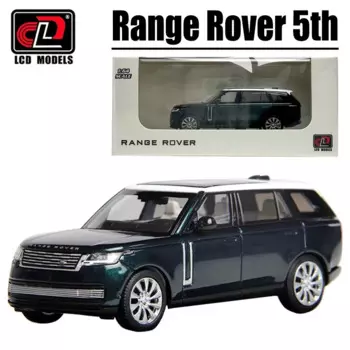 ЖК-дисплей 1/64 Range Rover 5-й сплав игрушечный автомобиль литая металлическая модель подарки