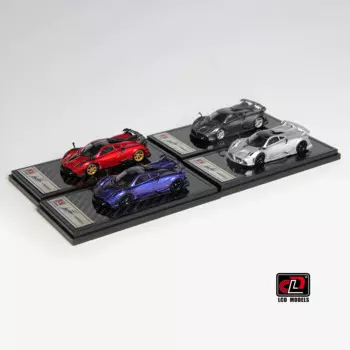 ЖК-дисплей 1/64 Supercar Limited Edition, зеленый дисплей модели автомобиля из сплава Pagani lmola