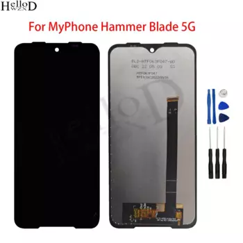 ЖК-дисплей 6,3 дюйма для MyPhone Hammer Blade 5G, ЖК-дисплей, сенсорный экран, цифровой преобразователь, замена в сборе