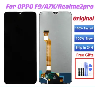 ЖК-дисплей 6,3 дюйма для OPPO F9, внешний и внутренний дисплей для OPPO A7X, сенсорный экран Realme2pro