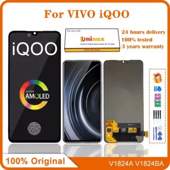 ЖК-дисплей 6,41 дюйма для VIVO IQOO V1824A V1824BA, фотография ЖК-дисплея