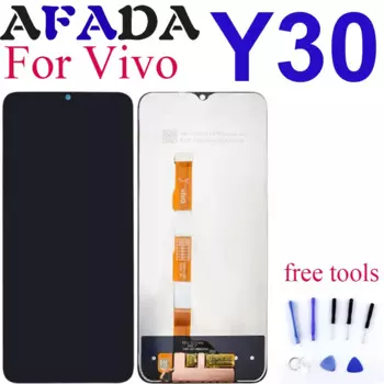 ЖК-дисплей 6,47 дюйма для Vivo Y30 V2034A, ЖК-дисплей, сенсорный экран, дигитайзер, сборка, Замена с инструментами для Vivo Y30, ЖК-дисплей