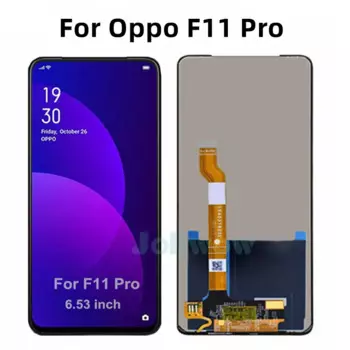 ЖК-дисплей 6,53 дюйма для OPPO F11 Pro CPH1969,CPH2209,CPH1987, ЖК-дисплей с сенсорным экраном и дигитайзером в сборе, замена