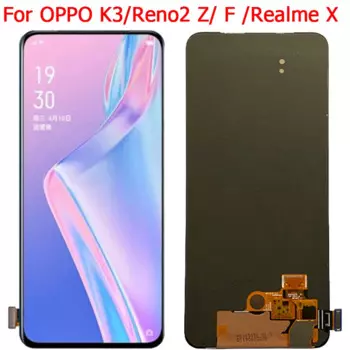 ЖК-дисплей 6,53 дюймов Realme X для OPPO K3/Reno2 Z/Reno2 F, ЖК-дисплей с рамкой Reno 2F Reno 2Z, дигитайзер дисплея, сенсорная панель