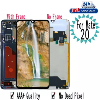 ЖК-дисплей 6,53 "Mate20 AMOLED для Huawei Mate 20, сенсорный экран, дигитайзер, сменная рамка