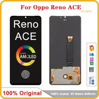 ЖК-дисплей 6,5 дюйма для OPPO Reno ACE Realme X2 Pro rmx830, ЖК-дисплей с сенсорным экраном и дигитайзером в сборе Realme X2Pro, сменный ЖК-дисплей